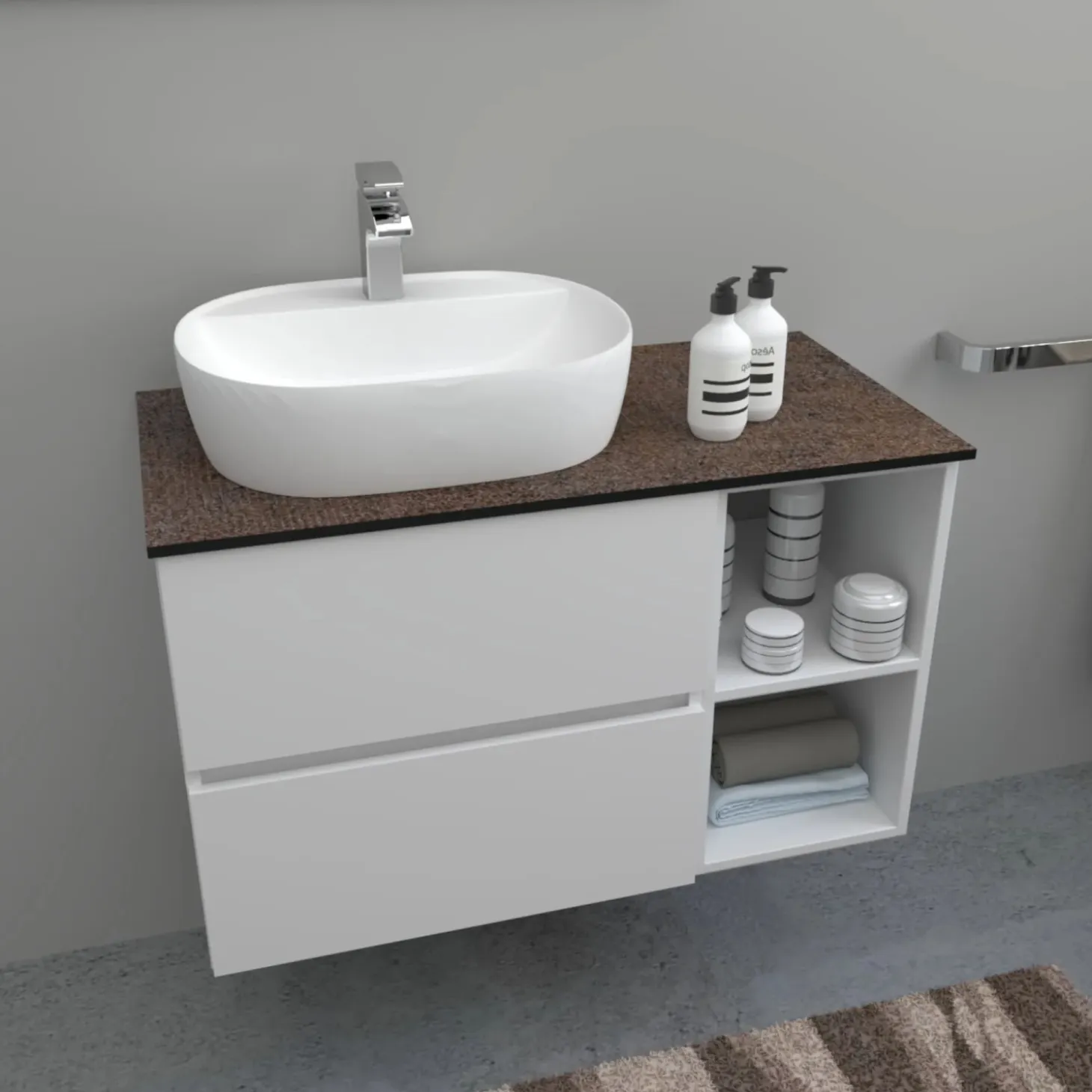 Top teknowood rame 910 x 460 x 12,4 mm