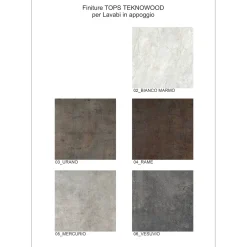 Top teknowood rame 1500 x 460 x 12,4 mm