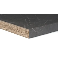 Top cucina marmo nero venato 2040x600x28 mm