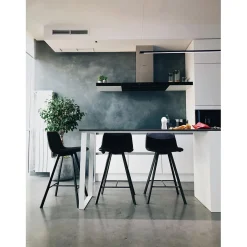 Top cucina nero vulcano 3040x600x17 mm