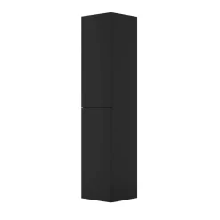 Torre bagno MDF Push to Open Idrostile 1600 mm nero opaco