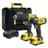 Trapano avvitatore e avvitatore ad impulsi Kit Stanley SFMCK465D2T-QW 18 V