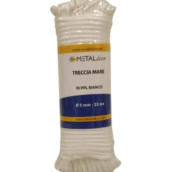 Treccia mare bianca ø 5 mm 25 mt