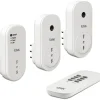 Tre prese WiFi Smart Home con telecomando connesse