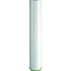 Tubo 50 cm in acciaio vetrificato porcellanato bianco Ø 100