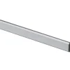 Tubo guardaroba a sezione ovale 1200 mm acciaio argento-grigio
