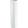 Tubo l.500 mm d.130 smaltato bianco sp.0,7 mm