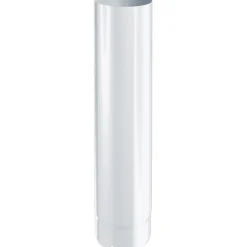 Tubo l.500 mm d.130 smaltato bianco sp.0,7 mm