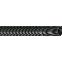 Tubo pieghevole Ø 25 mm nero 10 m