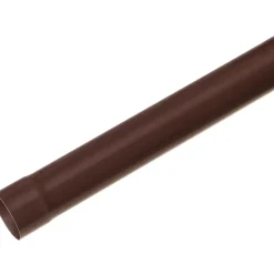 Tubo pluviale in PVC marrone Ø 63 mm - 1 m