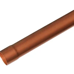 Tubo pluviale in PVC rame Ø 80 mm - 2 m