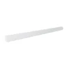 Tubo rigato in PVC medicale 100 cm bianco