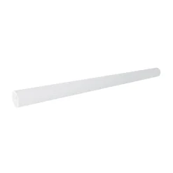 Tubo rigato in PVC medicale 100 cm bianco