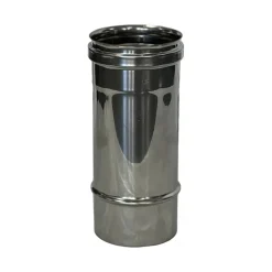 Tubo rigido per camino lineare inox AISI 316 Ø 80 mm x H 1000 mm