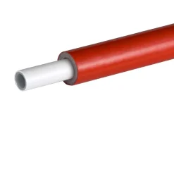 Tubo rivestito Multipex preisolato pe-rt 20x2 50 m rosso
