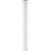 Tubo smaltato lineare porcellanato bianco L 100 cm Ø 13 cm