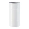 Tubo smaltato lineare porcellanato bianco L 25 cm Ø 12 cm