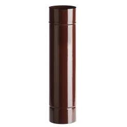 Tubo smaltato lineare porcellanato marrone L 50 cm Ø 12 cm