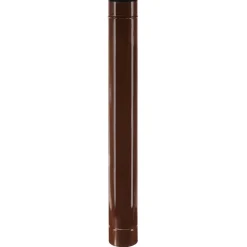 Tubo smaltato lineare porcellanato marrone L 100 cm Ø 10 cm