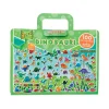 Valigetta Dinosauri con album da colorare e 100 stickers 3D attacca-stacca
