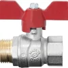 Valvola a sfera 1/2" MF con farfalla