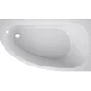 Vasca acrilica Alba versione destra 160x90 cm bianco