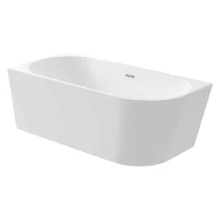 Vasca da bagno Limonar 160 cm sinistra angolare/freestanding bianco in acrilico