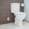 Vaso a terra Lake WC monoblocco scarico a parete bianco