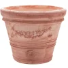 Vaso doppio bordo festonato 35 cm x 41 cm x 41 cm