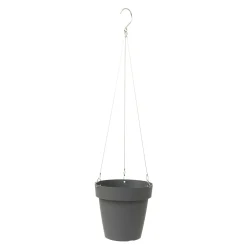Vaso per piante da appendere Mymood Air 20 cm grigio plastica riciclata