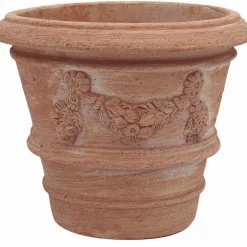 Vaso per piante in terracotta imprunetino festonato ø 20 cm