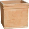 Vaso quadrato CHI 28,5xH28 cm terracotta