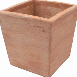 Vaso Quadro Moderne in terracotta artigianale 20x20x20 cm