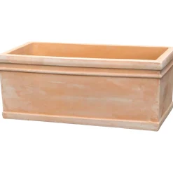 Vaso rettangolare CHI 42x21x16,5 cm terracotta