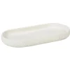 Vassoio Filami in resina bianco opaco 10x27x2,5 cm