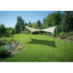 Vela ombreggiante quadrata 4x4 m avorio