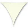 Vela ombreggiante triangolare 5x5x5 m ecrù