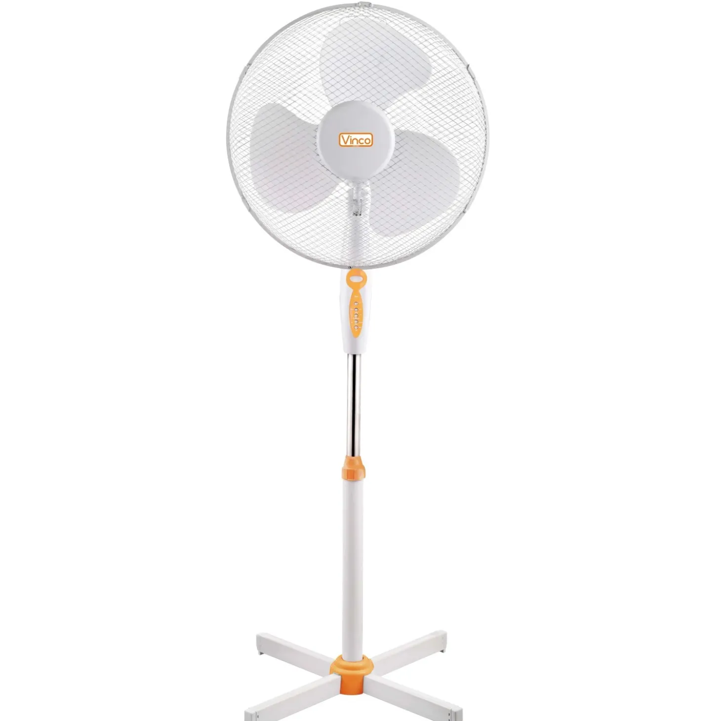 Ventilatore a piantana 3 velocità Vinco Ø 40 cm 40W H125 cm