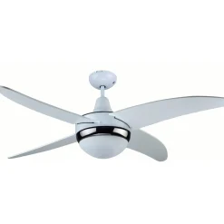 Ventilatore a soffitto DCG 4 pale Ø 120 cm bianco