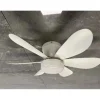 Ventilatore a soffitto 6 pale Ø 52 cm bianco