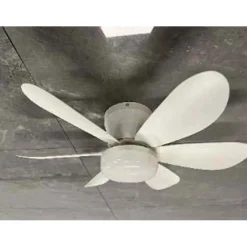 Ventilatore a soffitto 6 pale Ø 52 cm bianco