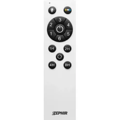 Ventilatore a soffitto 4 pale Ø106 retrattili LED Zephir Zfl4106b