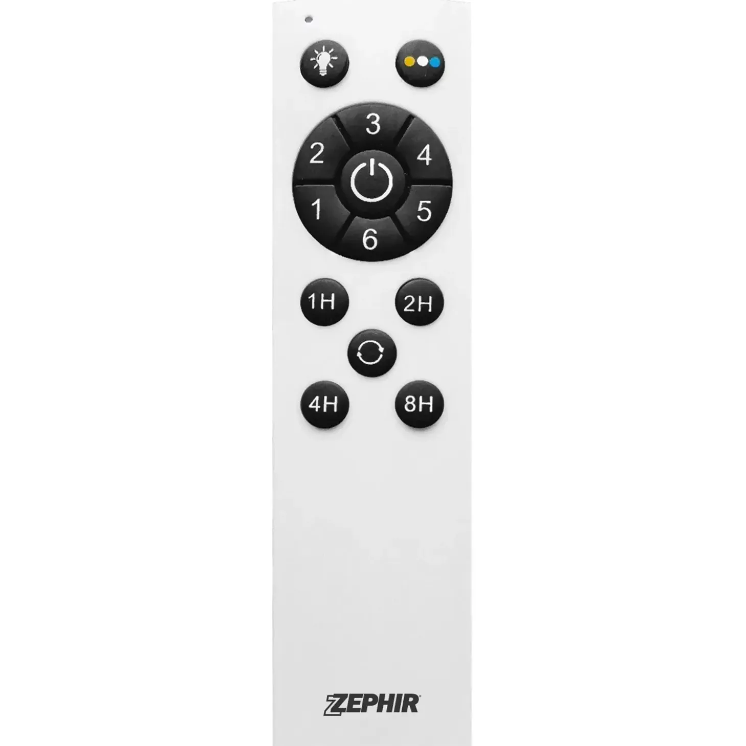 Ventilatore a soffitto 4 pale Ø106 retrattili LED Zephir Zfl4106b