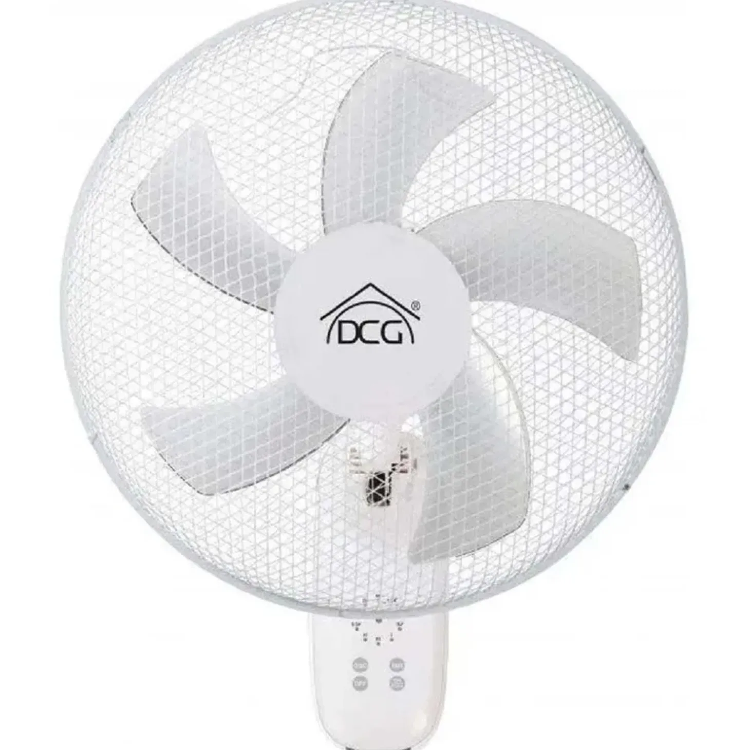 Ventilatore da parete DCG 5 pale Ø 40 cm nero