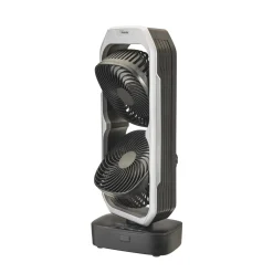 Ventilatore da tavolo Cordless USB due ventole 3 velocità 12W