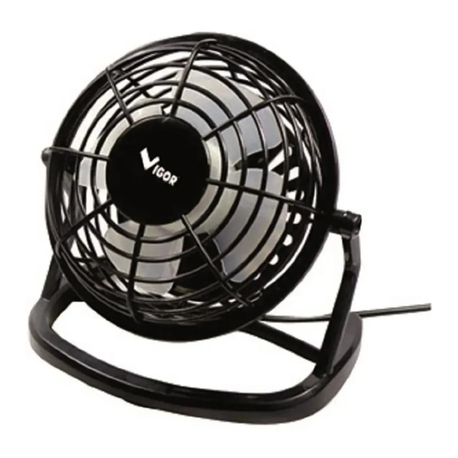 Ventilatore da tavolo MINI 4 pale Ø 15 cm nero