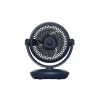 Ventilatore da tavolo 3 pale Ø 20 cm blu/nero