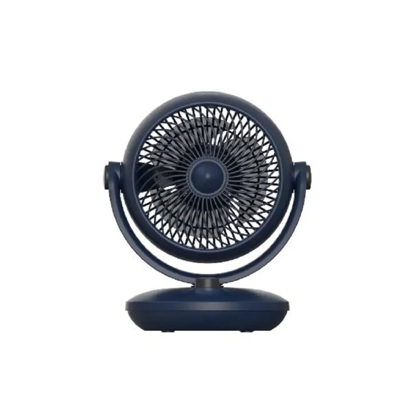 Ventilatore da tavolo 3 pale Ø 20 cm blu/nero