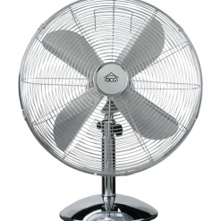 Ventilatore da tavolo 4 pale Ø 40 cm cromo