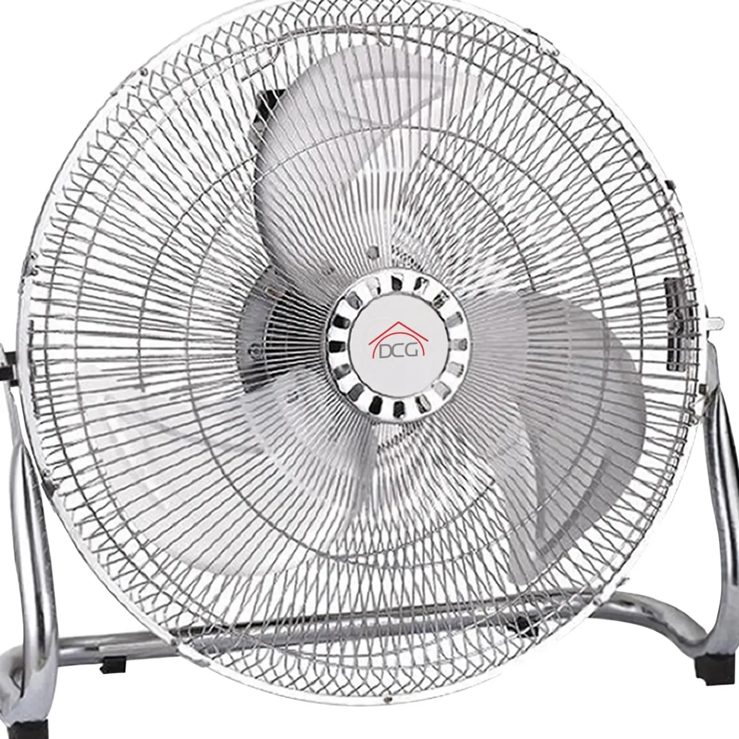 Ventilatore da terra 3 pale Ø 45 cm cromo
